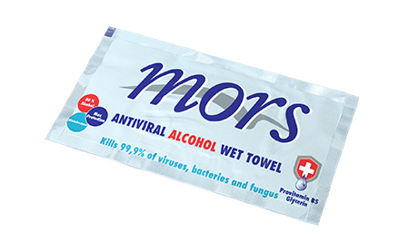 Mors Antiviral Islak Havlu Tekli